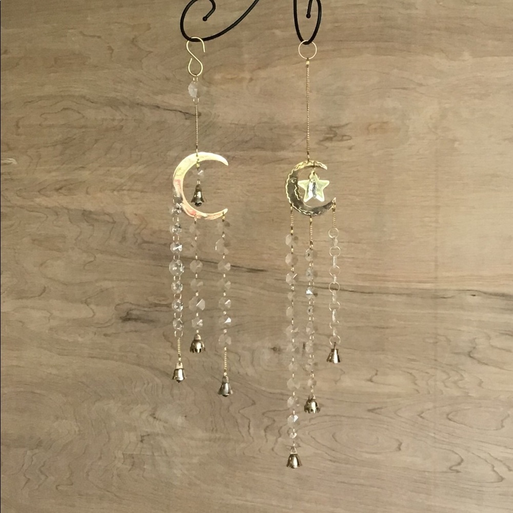 Moon windchime sun catcher suncatcher mobile boho - Picture 2 of 8